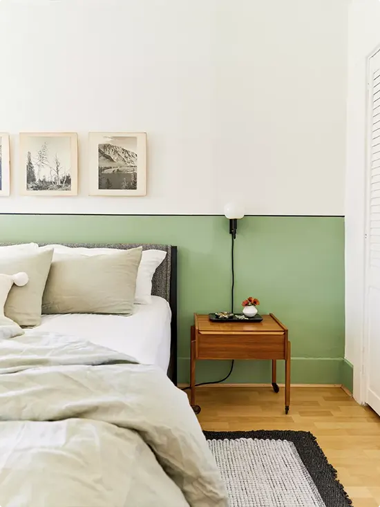 Two-Tone Bedroom Wall Ideas