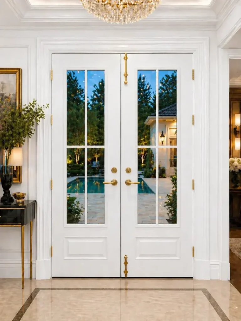 White Farmhouse Front Door Ideas