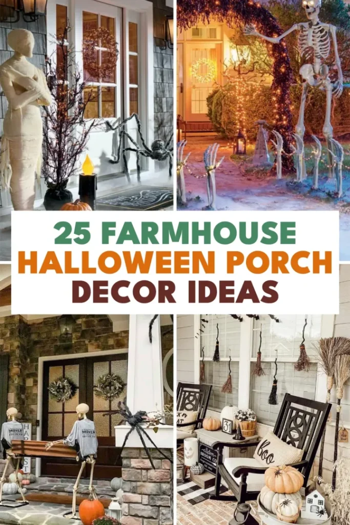 Farmhouse Halloween Porch Decor Ideas