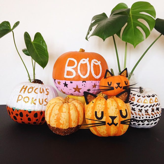 No-Carve Pumpkin Ideas for Halloween