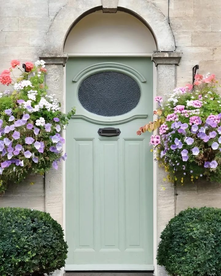 Sage Green Front Door Ideas