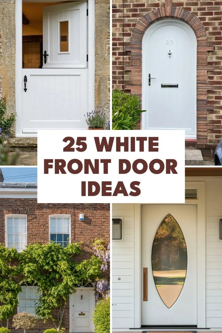 White Front Door Ideas