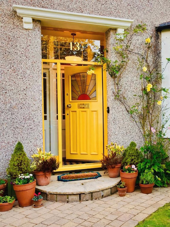 Yellow Front Door Ideas