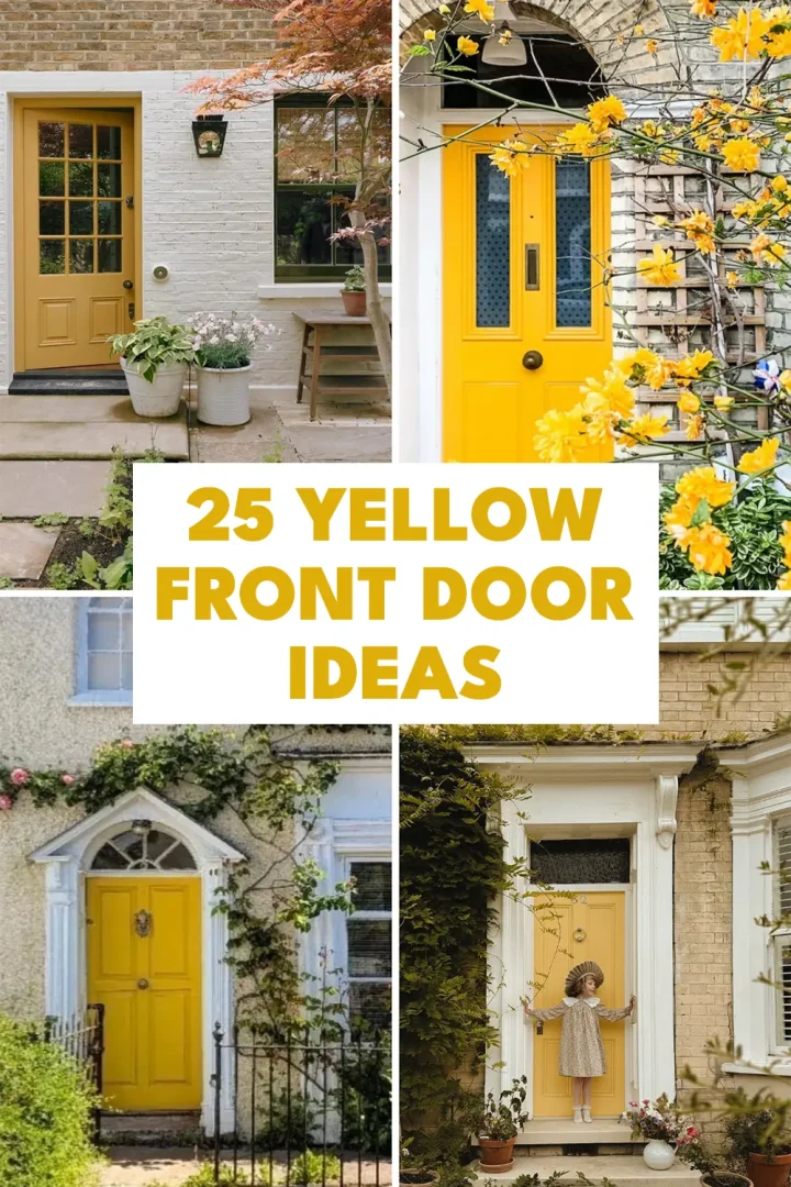 Yellow Front Door Ideas