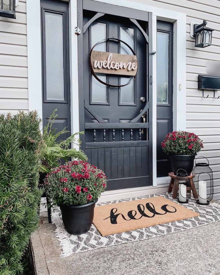 Black Front Door Ideas