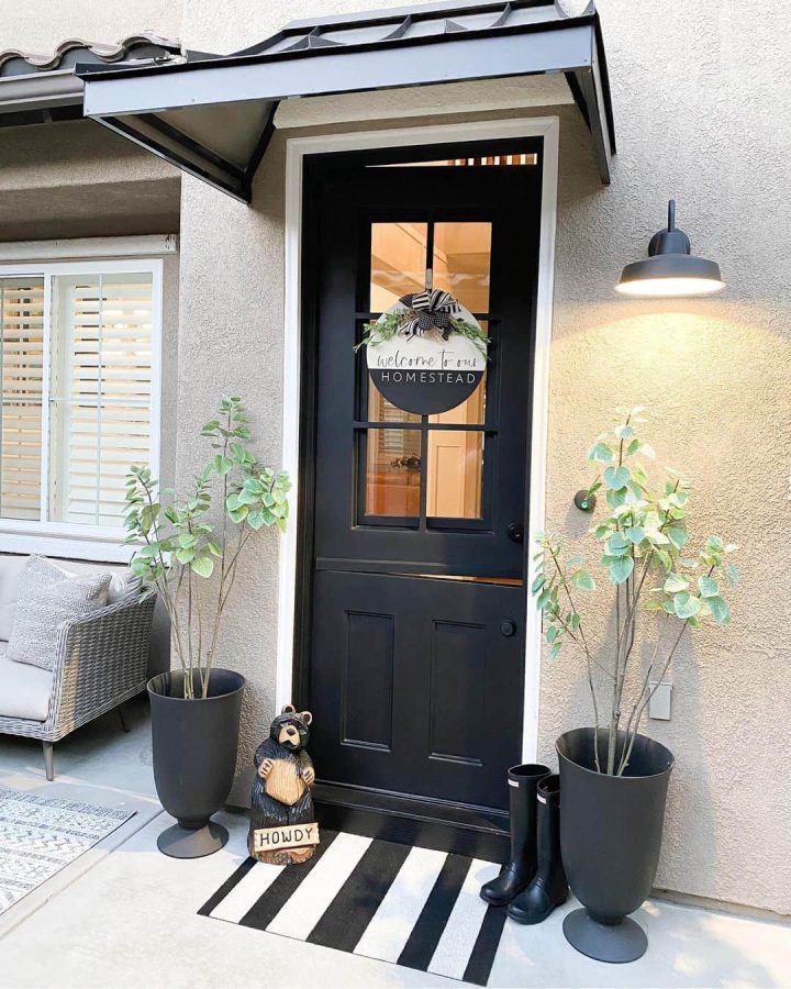 Black Front Door Ideas