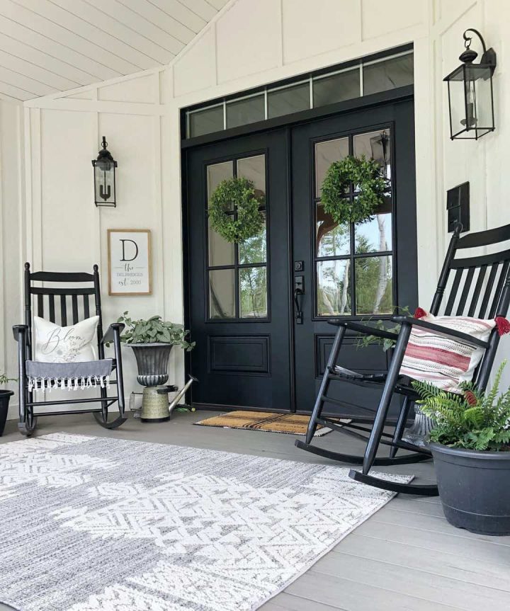 Black Front Door Ideas
