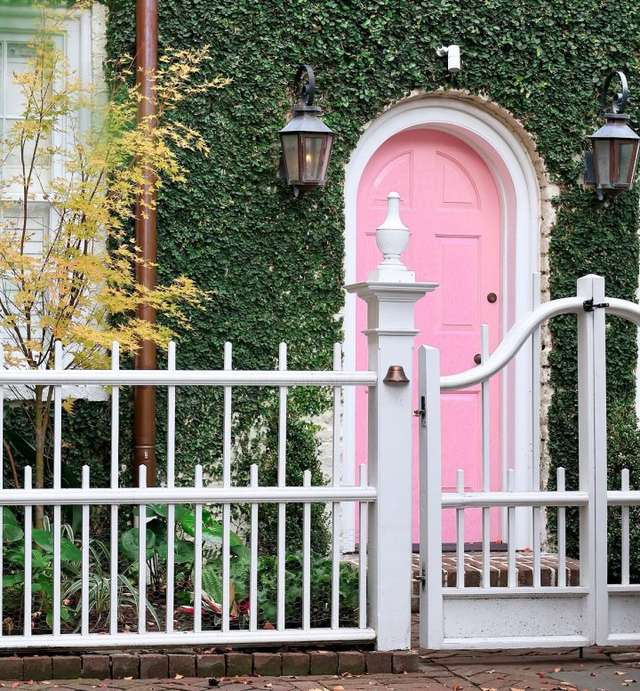 Pink Front Door Ideas