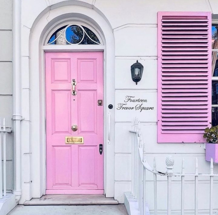 Pink Front Door Ideas