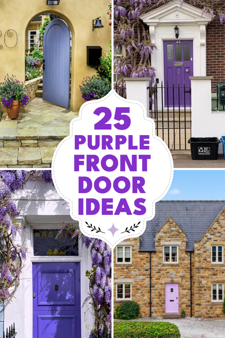 Purple Front Door Ideas